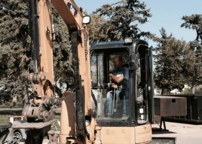 excavation truck
