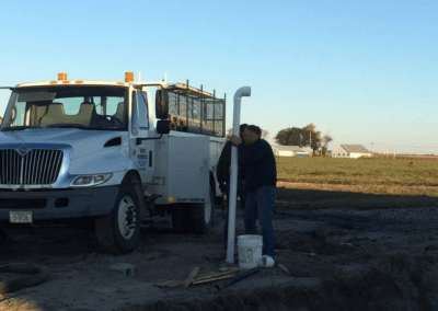 wiese plumbing & excavating truck